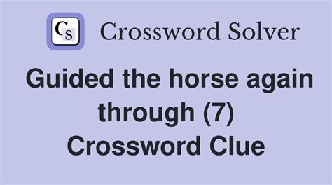 horse opera (7) Crossword Clue .